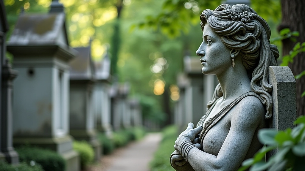 Senos granito skulptūros ir dekoratyvinės kapavietės dalmenys Rasų kapinėse